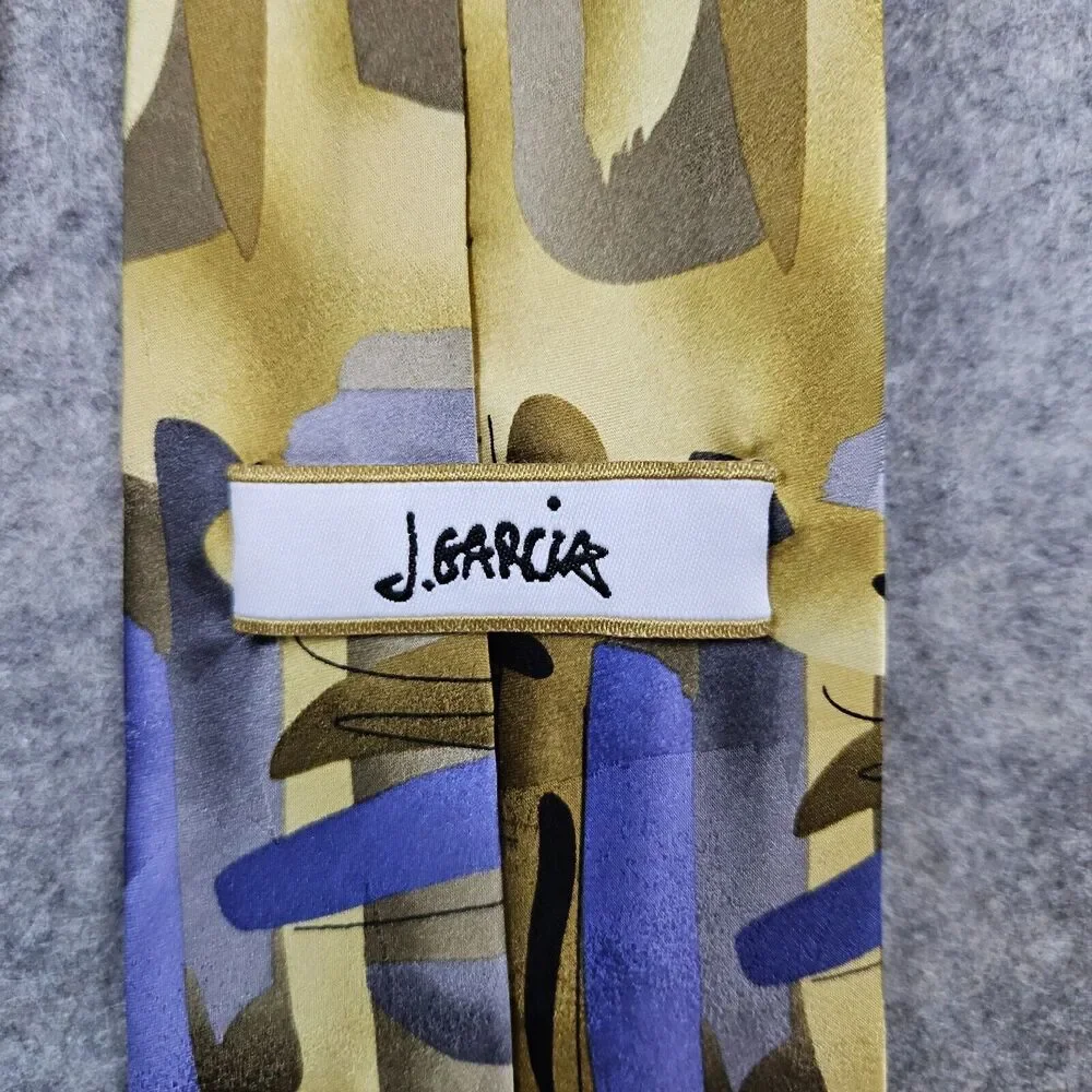 Jerry J. Garcia Necktie Desert Storm Limited Edition Collection 43 100% Silk‎